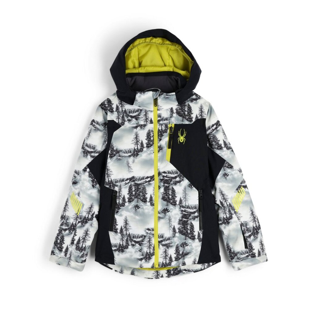 Spyder Ski Jacket Tree line black, white